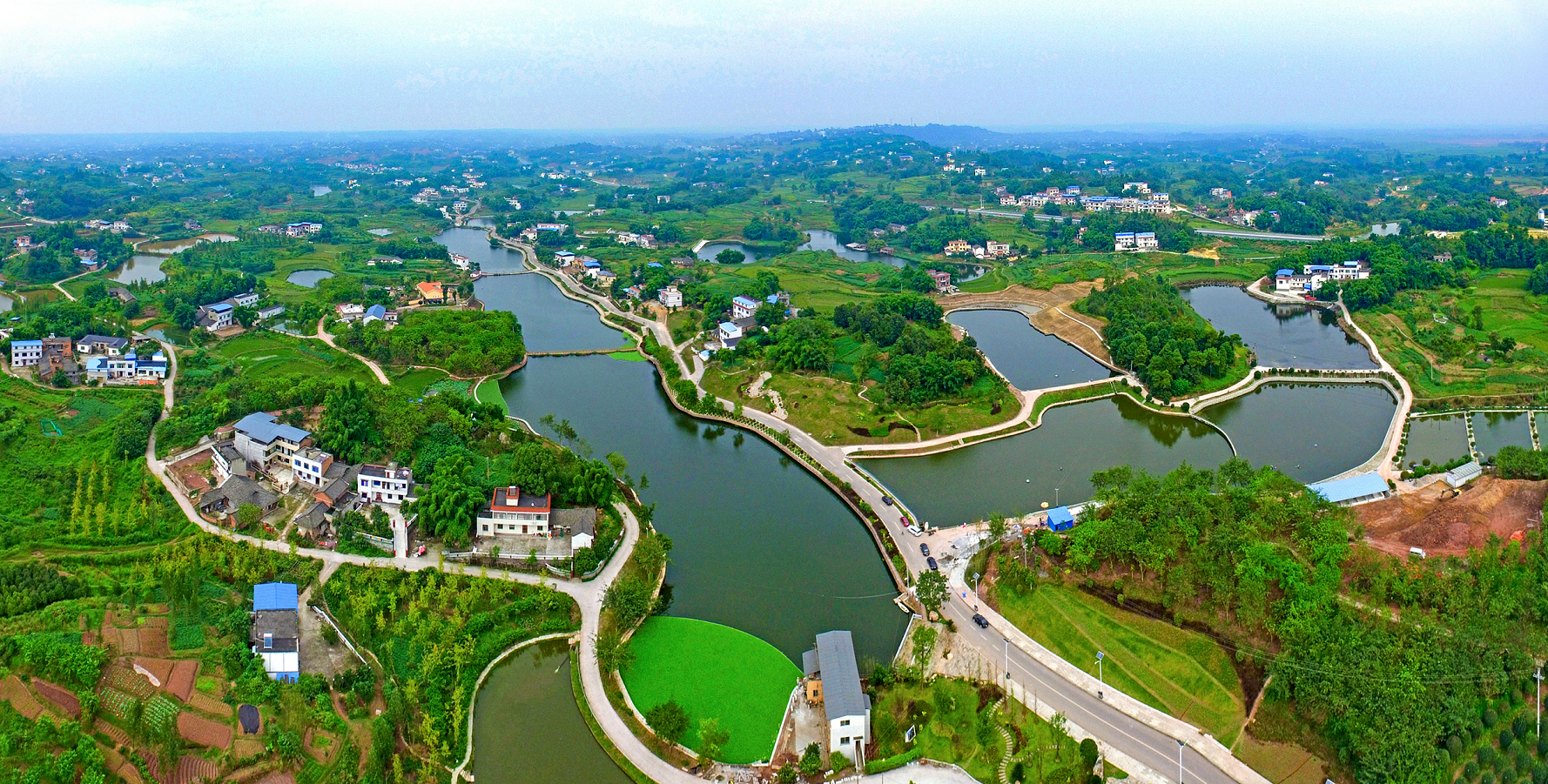 龙马潭区9个村级片区党工委揭牌运行